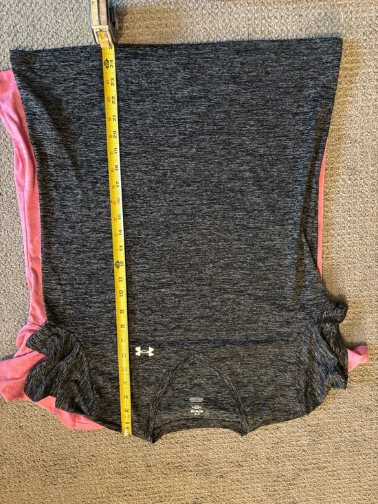 Under Armour Pink & Charcoal Performance Tee Duo - Picture 4 of 9